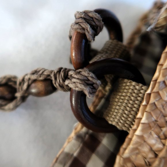 Woven Tote and Hand Bags with Handles - Picture 2 of 8
